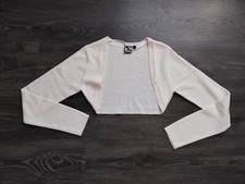 Gilet boléro blanc crème S 36 Walk and talk