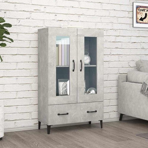 Haut armoire avec tiroir - armoire, bois