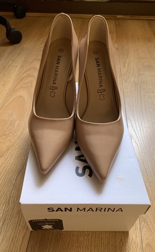 Escarpins beige nude talons - escarpins,