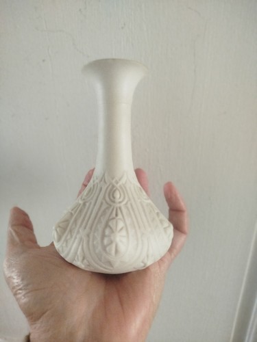 Vase porcelaine biscuit art - biscuit,