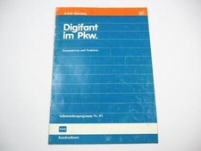 SSP 87 self-study program Digifant in VW Golf 2 GTI and Polo G40 1987
