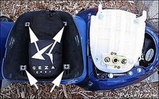 Dzus Démontage Rapide Boulons pour Arrière Bosse Rangement Kit Suzuki Hayabusa