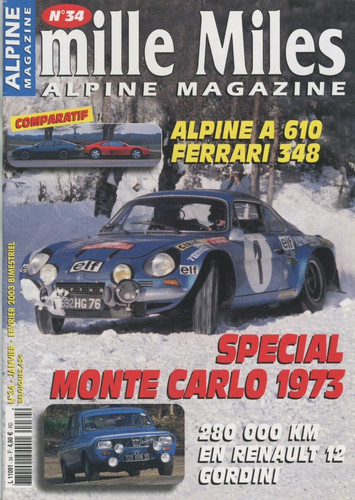 Mille miles 01 - n°34, 01/2003