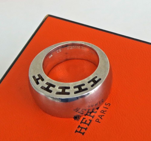 Bague jonc hermes modèle - bague,