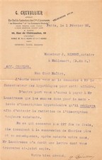 1908 AVOCAT G CHEVALLIER A