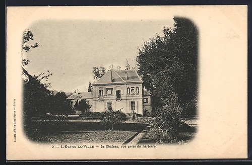 Cpa étang ville - l´Étang-la-ville,, le
