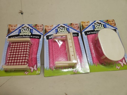 Lot wooden doll - doll, house