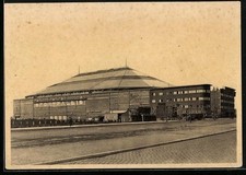 Old postcard Antwerp, Sportpaleis / Palais des Sports, stadium, exterior view 