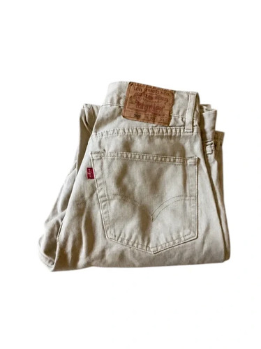 Levi 501 coupe - droite, beige