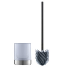 Toilettes Brosse Wc de Silicone Tête Inox Support Lot