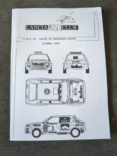 Decal lancia delta hf - decal, 1/43