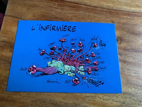 Carte postale 15x10 franquin - carte,