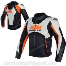 KTM Courses Veste en Cuir de