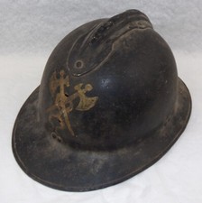 Casque Adrian modèle 1931 Sapeurs-Pompiers belge Belgique WW2 31