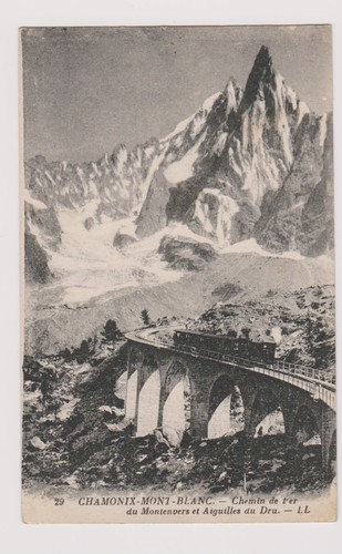 Chamonix cpa chemin - cpa, .