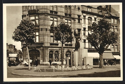 Cpa liège monument - liège,,