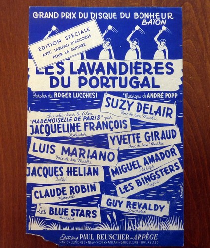 Ancienne partition 1955 les - 1955,
