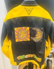 Genuine Dainese Valentino Rossi VR46 Leather Jackets Collecction Large