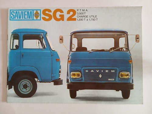 Renault saviem sg2 brochure - ,