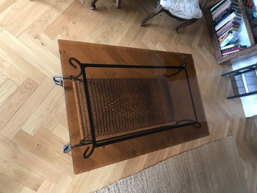 Table basse salon fer - de,