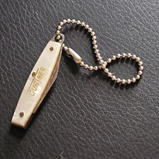 Small Advertising Keychain Folding Knife GURTNER Mother of Pearl Beautiful Finish