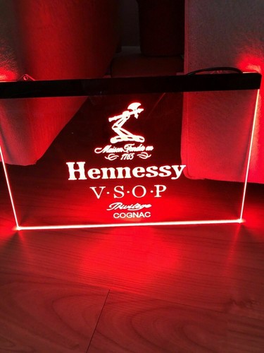 Hennessy vsop cognac - led, neon