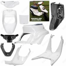 KIT 6 WHITE FAIRINGS + 3 NEUTRAL BLACK MBK BOOSTER SPIRIT BW'S ORIGINAL '88/'03