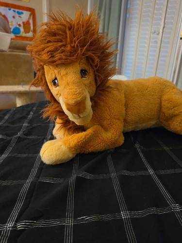 Peluche géante roi - , lion