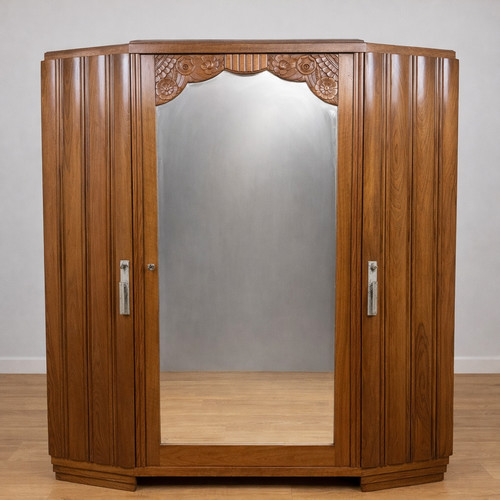 Armoire époque art déco - armoire, en