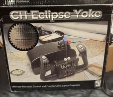 CH ECLIPSE YOKE WITH EXTRA GAMES, Simulators And Poster