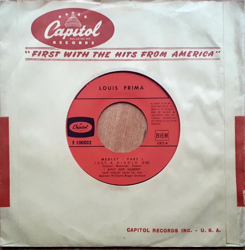 Louis prima medley just - louis, a