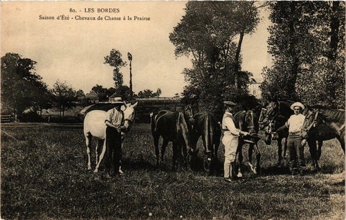 Cpa les bordes saison - bordes,