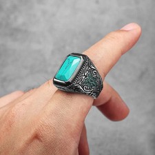 Chevalière homme pierre