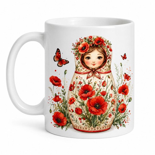 Mug poupée russe aux