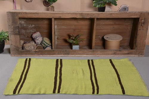 Petit tapis laine noué - laine,