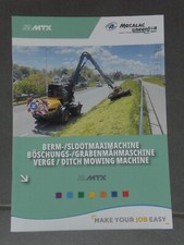 MECALAC 12MTX GREENJOB embankment mower brochure (b 184)