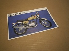 Peugeot Pub Catalog Auto Prospectus Motorcycle Catalog Sx5