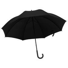 Parapluie Noir 130 cm Trekking Golf Marche Portable Jardin Extérieur vidaXL
