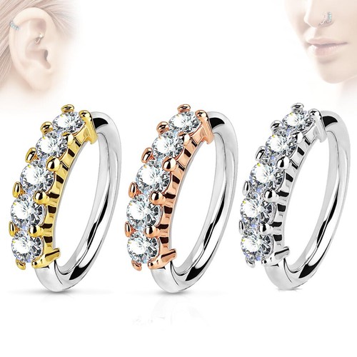 Piercing nez zircon cristal - piercing,
