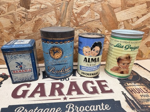 Lot boîte ancienne - , épicerie