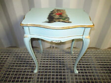 VINTAGE REPAINTED WOODEN BEDSIDE TABLE VENETIAN STYLE-NO.4-children's bedside table
