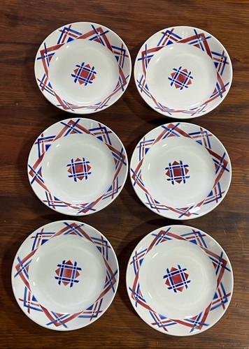 Assiettes creuses faience - 6,