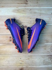 NIKE Mercurial Vapor XI FG 831958-585 Purple Soccer Cleats Football Boots US10