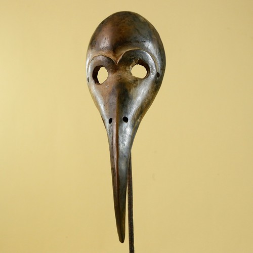 Masque africain oiseau - , bois
