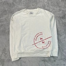 Monaco Marine by Closed Sweatshirt Unisex Adults M White Pull Over