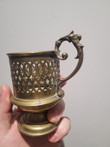 Porte verre ancien vintage - /,