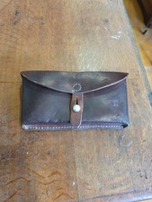 German WWII Model Cartridge Case - Leather Marked R. Buck Kleinwangen 1964 -...