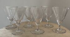 Lot De 6 Verres À Pied À Eau 20 Cl En Verre Ciselé Verrerie Boussu Belgium