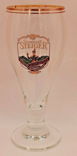 Verre bière steiger noir - verre,
