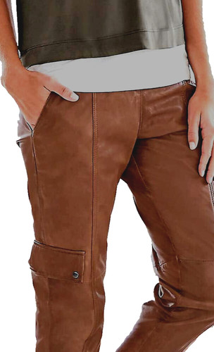 Pantalon cuir lammnappa - pantalon,